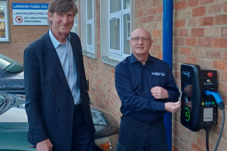 Lawson Fuses Installs New EV Charger